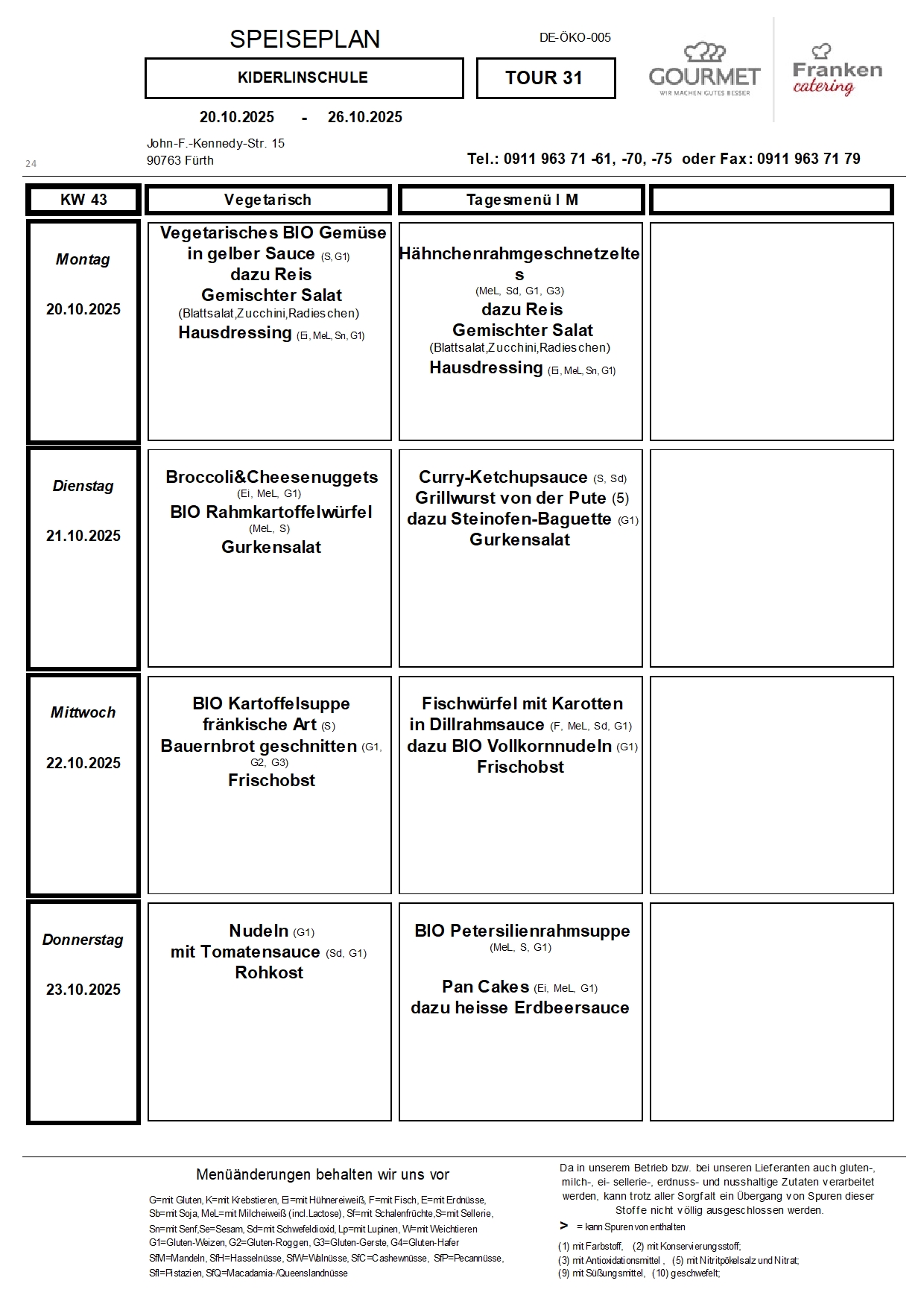 Speiseplan KW 2025 43 LADR1650